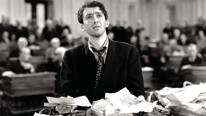 Jimmy Stewart in “Mr. Smith Goes to Washington.” Courtesy Photo