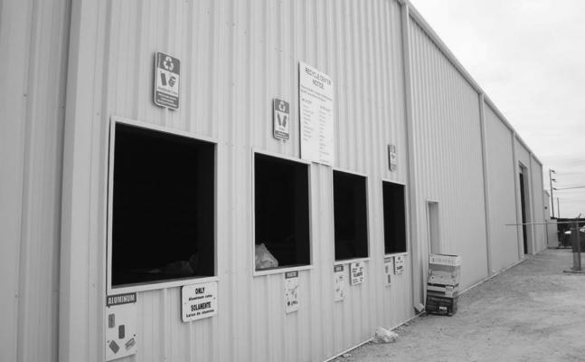New recycling center complete