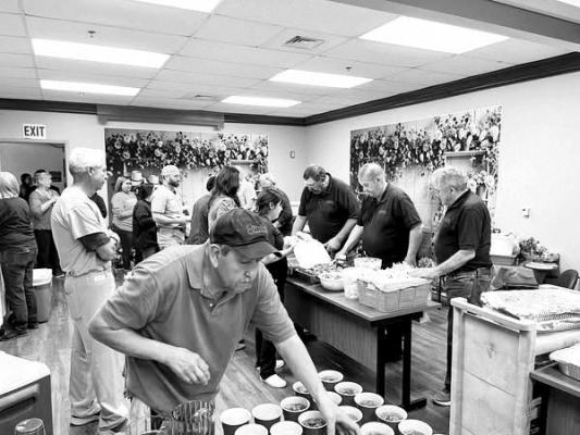 On Friday, the Pecos County Memorial Hospital celebrated Hospital Week by gathering for snacks and goodies provided by generous sponsors. “Thank you to our sponsors: Fort Stockton Aviation, Triple R Welding, RA Radiance Med Spa, Blue Cross Blue Shield of Texas, Tandoori Grill, and PCMHD,” said a recent Facebook post. Courtesy Photo