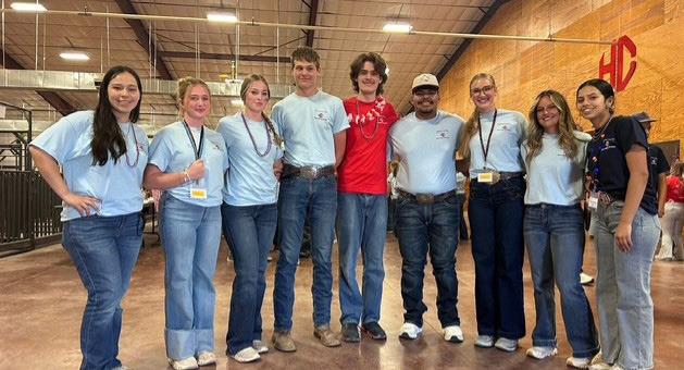 The FFA camp, students received training on officer responsibilities, effective communication, goal setting, and strategies for serving their chapter and fellow members.