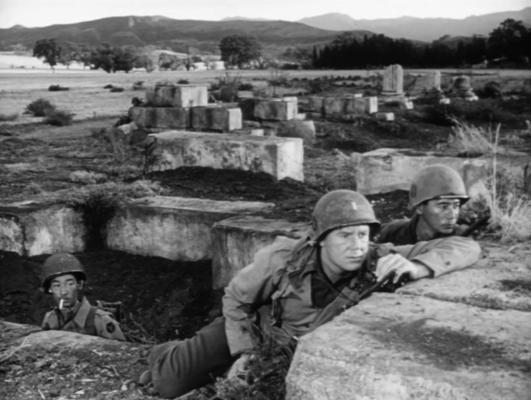 Van Johnson plays the reluctant leader of a unit of Japanese-American soldiers who were formerly held at U.S. detainment camps during WW II. Courtesy Photo