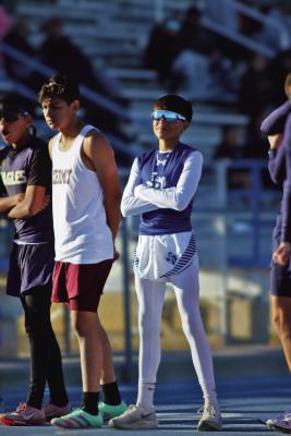 Panther Jose Aguilar (Pictured). The Comanche Relays provided an exciting glimpse into the potential of this year’s team, with several athletes setting early benchmarks for success. Photo by Carla Vazquez
