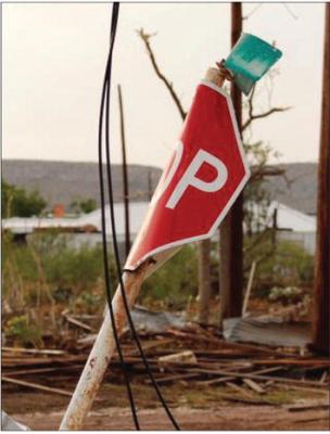 Many Sanderson locals were left in shock in the wake of the tornado that destroyed several homes and businesses this past Sunday. Photos by Keirstin Pratt
