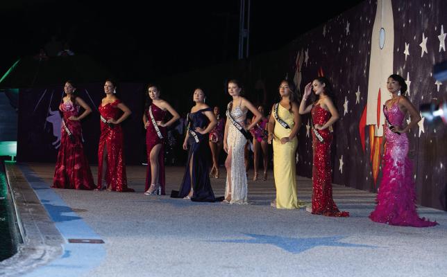 The sparkling contestants of this year’s Water Carnival shone even brighter with their crowns and trophies. This years’ winners are Miss Tiny Tot 2025 Elena Nunez, Miss Wee Miss 2025 Ashley Hughes, Miss Sub Teen 2025 Audrey Velasquez, Miss Teen 2025 Kazia Luna, Miss Junior Miss 2025 Cydneii Ramirez, and Miss Fort Stockton 2025 Michaela Davis. Passing the Honor