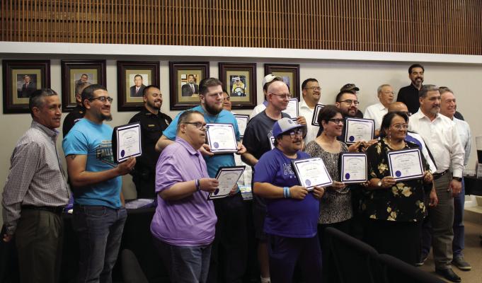 On Monday, the Fort Stockton City Council and the community gathered to recognize the Fort Stockton Special Olympic Members, celebrating their achievements and contributions to the community and their sport. Pioneer Photo