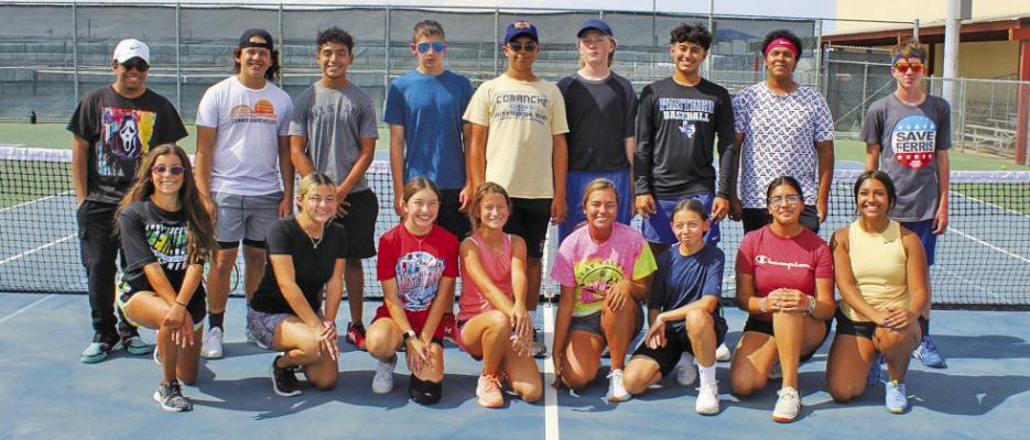 Front row, left to right: Athena Gomez, Valleria Hernandez, Ellina Rivera, Payton Lopez, Adison Fowler, Jaslene Tijerina, Jaslyn Pacheco, and Daeja Dominguez. Back row: Jose Fierro, Cruz Rocha, Christian Dominguez, Jayden Jarboe, Alexander Gomez, Jeremiah Shuttleworth, Jacob Pacheco, Jeremiah Ramirez, and Dylan Jones. Photo by Nathan Heuer