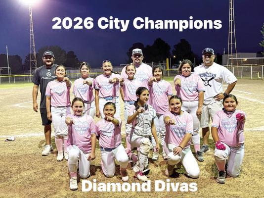 SUPER SOFTBALL — Diamond Divas completed an undefeated run to earn the 2026 City Championship, while the Reapers finished second, and the Chihuahuas claimed third place honors. Throughout tournament week, the recreation department highlighted not only the competition on the field, but also the friendships and sportsmanship being built between young athletes across Fort Stockton. Courtesy Photo