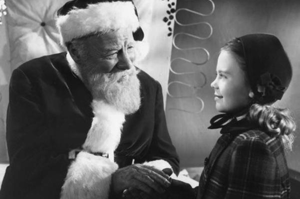 Edmund Gwenn is Santa and Natalie Wood is the child who doesn’t believe him in the 1947 Christmas Hollywood classic film. Courtesy photo