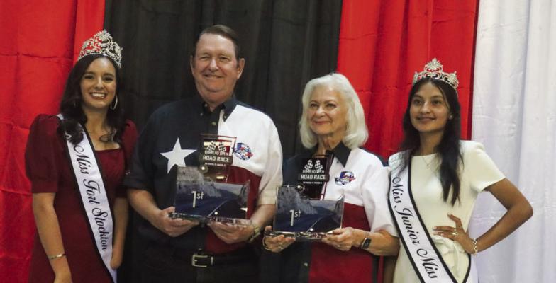 150 MPH Division: Mike Hill, of Allen Texas, and Julie Hill.