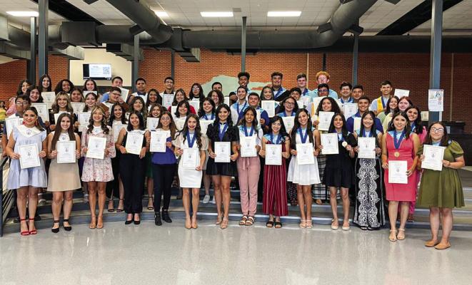 NATIONAL HONOR SOCIETY INDUCTION