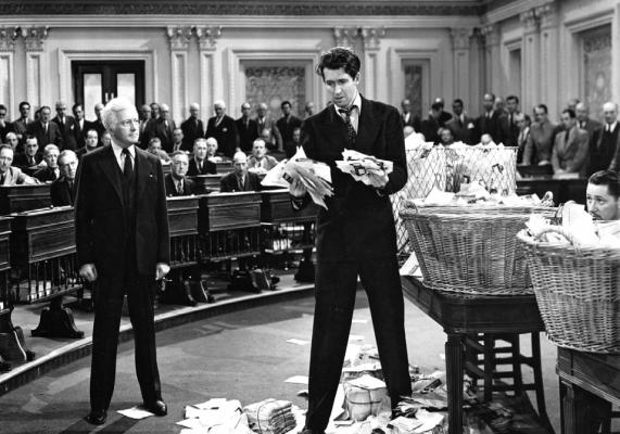 James Stewart is Jefferson Smith, a well-intentioned, but naive young Congressman in Frank Capra’s classic “Mister Smith Goes to Washington.” Courtesy Photo