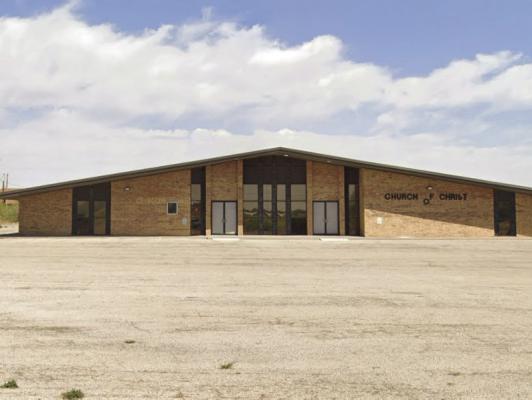 The Church of Christ building in Fort Stockton, located at 2100 W. 16th Street, is pictured following the recent purchase of the property.