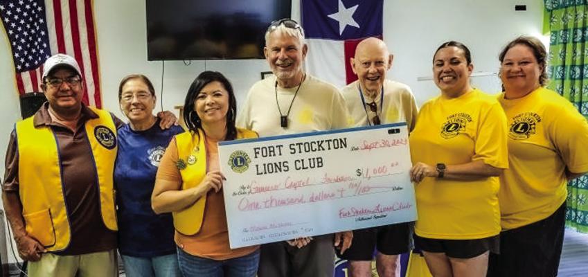 From left, Sam Calderon Jr, Jessie Calderon, Irene Fabela, Dr. Walter Branson, Dr. Tom Pruett founder, Veronica Carrasco, and Anita Gandy. Courtesy photo
