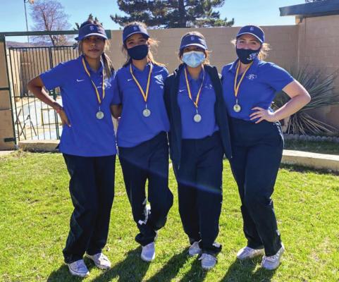 Golf places second