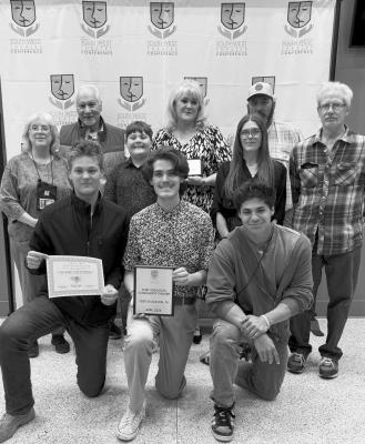 Pictured here, the competition company following the awards presentation. Courtesy Photo