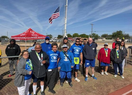 Special Olympics – At the Area 18 Track and Field Meet in Midland, held earlier this week, Fort Stockton’s athletes rose to the occasion, consistently competing with energy and enthusiasm. Their efforts were rewarded at the conclusion of events, as competitors received medals recognizing their performances. Courtesy Photo