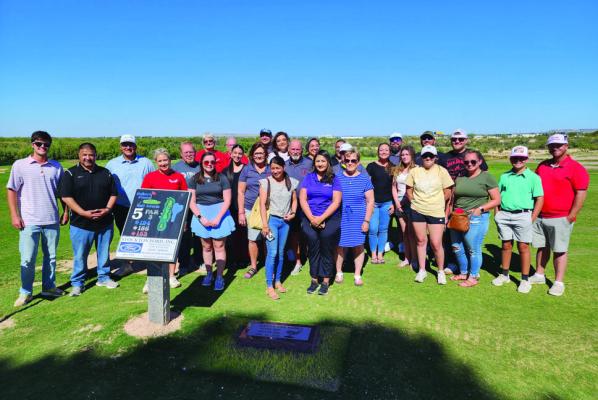 Karisa Raines’ legacy was honored on June 28, as many gathered to unveil a stone marker, dedicated as a precious reminder of her life and her love of golf. Photo by Tristian Barragan