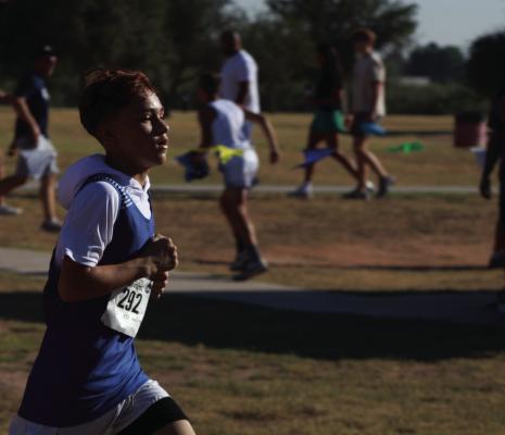 Fort Stockton Cross Country — On Saturday, against a deep field, the Panthers, like Roger Cortez pictured here, and Prowlers showed the kind of grit and determination that continues to define this year’s group. Courtesy Photo