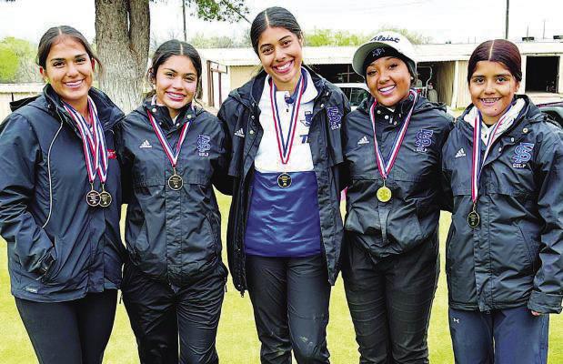 The Fort Stockton High School Prowler Varsity golf team came home as champions from the Alpine Invitational on Monday. Bailey Roberts, Kaelynn Calderon, Evelynn Baiza, and Valeria Marquez all delivered their personal best performances of the season. Roberts shot a 97 which secured her a third-place finish individually. Their scores were as follows: Bailey Roberts - 97, Kaelynn Calderon - 98, and Evelynn Baiza - 101. The Prowlers came out ready to play in their last tournament before district.