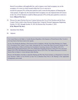 Agenda Page 4