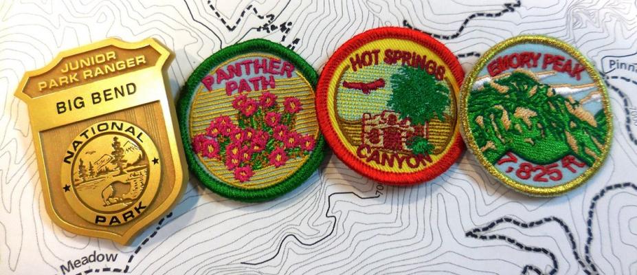 Junior Park Ranger badges that kids can earn. Courtesy photo