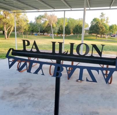 Baiza sign vandalized at Rooney Park