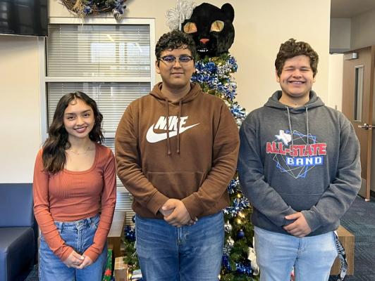 Pictured from left to right: Aileen Garcia, Krystian Rodriguez, Fernando Corrales. Courtesy Photo