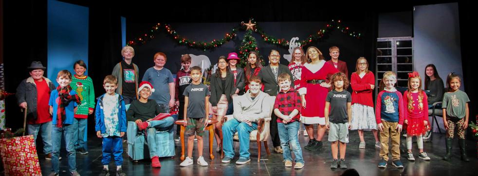 Fort Stockton Community Theatre’s Paisano Players in0vites everyone to attend their performances of “Christmas in Comfort,” written by Faye Couch Reeves and sponsored and directed by Ruben Gonzales. The play opens tonight at 7:00 p.m. Pictured is the cast for the play. Courtesy Photo