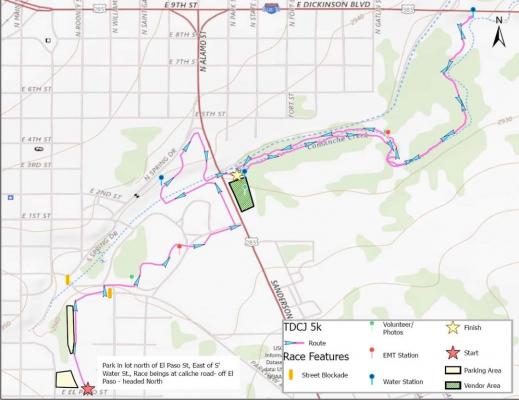 5K Route Map