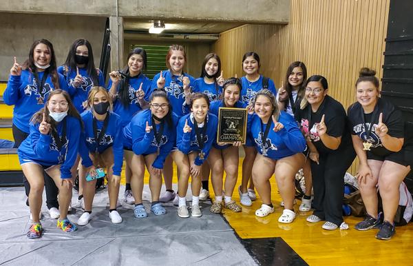 Fort Stockton girls powerlifting team