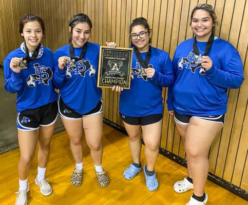 The Prowlers top placers at the Mustang Powerlifting Invite