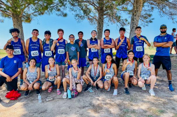 Pictured is the Fort Stockton Cross Country team after Saturday’s meet in Wink.