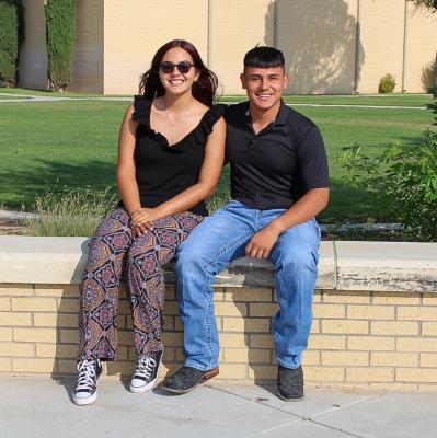 King nominee Jovany Hernandez and Queen nominee Alyna Rodriguez