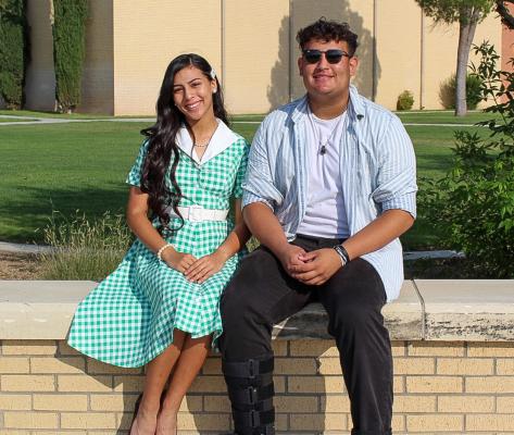 King nominee Cruz Rojas and Queen nominee Katheryn Mendoza