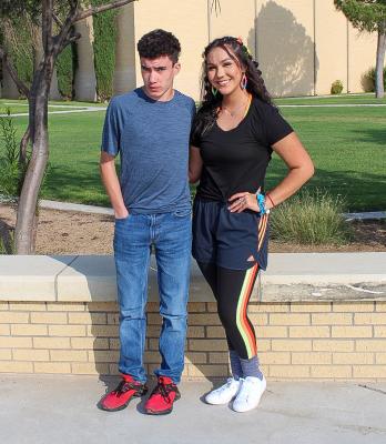 Sophomore Duke Kyle Sellers and Duchess Lilianna Bislar