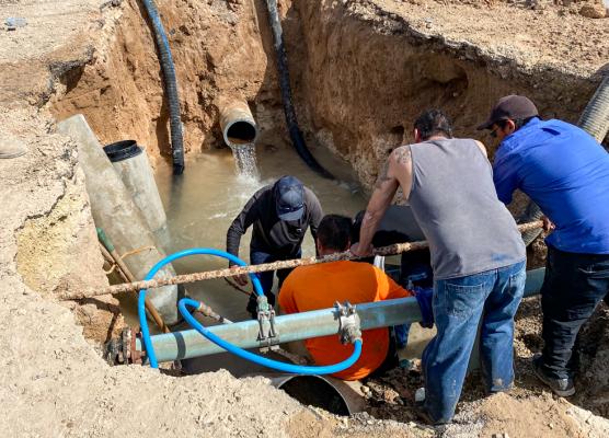 Water Line Fix