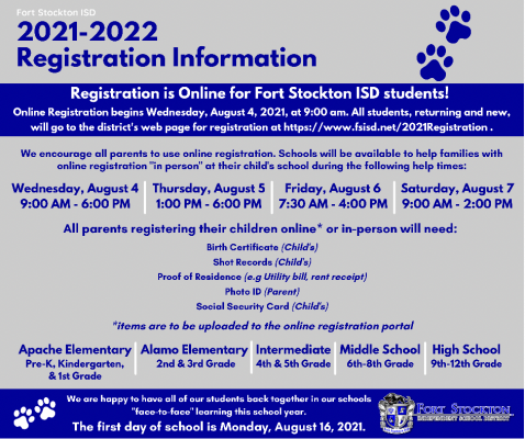 Registration Information