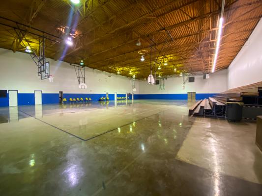 The Fort Stockton Recreation Center is currently located at 1201 W. Sherer St. Pictured is the gym to the facility which features two youth basketball courts and one full-sized basketball court. The campus which houses the gym was originally built in 1958.