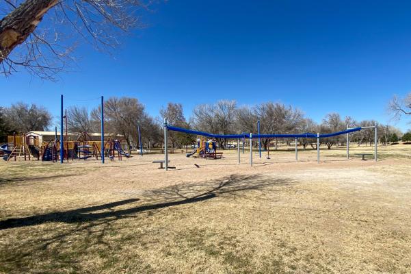 Zip line installed at Rooney Park