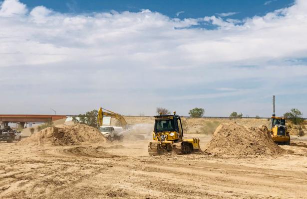 Construction for the Allsup’s Convenience Store began this week near the Flying J Travel Center in Fort Stockton. Photo by Jeremy Gonzalez