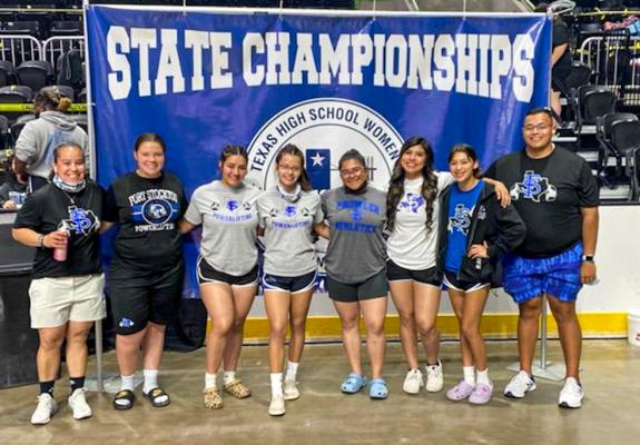 Fort Stockton girls powerlifting team