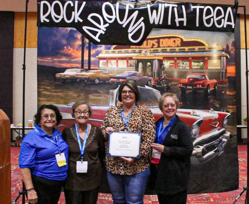Texas Extension Education Association of Texas A&amp;M AgriLife Extension State Conference was held in Lubbock the second week in September where Pecos County was recognized with two awards for community volunteering and completing the four educational program for 2021-2022. Leslie Davis was installed as the District 6 Director. The theme for the conference was “Rock-N- Roll.” Courtesy Photo