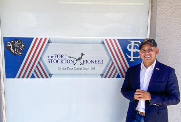 Lira visits Pecos County, Pioneer