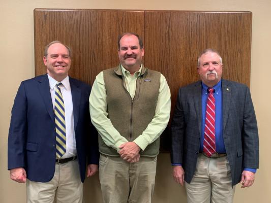 Pictured from left to right are new directors Kyle Card, Scott King, Bill McAnally. Courtesy Photo