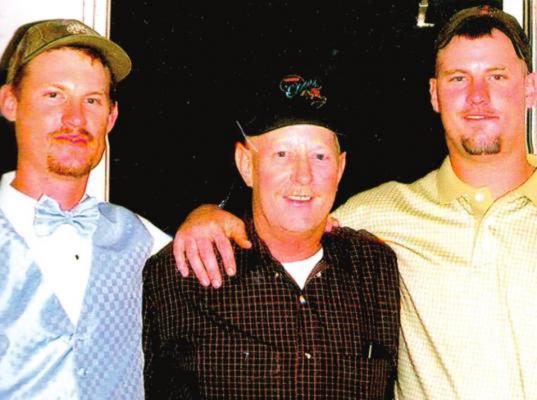 Pictured from left to right is Chad Reeves, Richard Reeves, and Nathan Reeves. Nathan and Chad have raised hundreds of thousands of dollars in memory of their father to help those in need with medical expenses that they cannot afford. Courtesy Photo