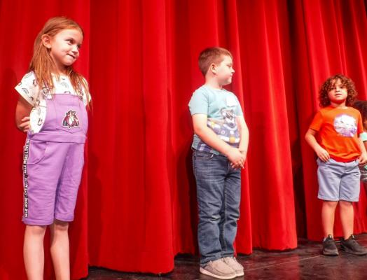 L-R Evangeline O'Tierney, Jasper Schoenfeldt, and Keynan Ramirez (of Grandfalls)