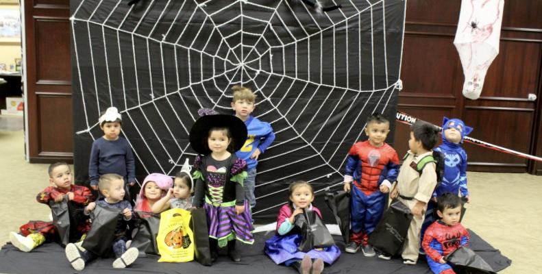 Tiny Tots trick-or-treat at PCSB