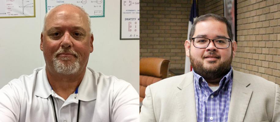 Ken Wallace, left, Julian Castillo, right.