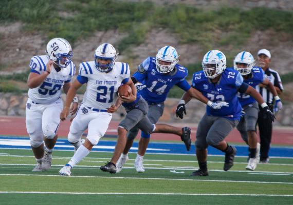 Fort Stockton quarterback Dominic Aguilar