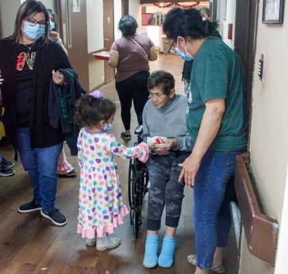Focused Care at Fort Stockton on Valentine's Day.
